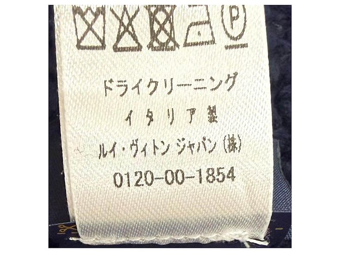 Berretto in lana Damier Louis Vuitton Blu - vista 10