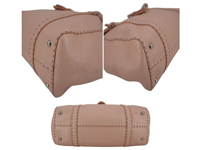 Selleria Borsa a mano in pelle Fendi Linda Rosa - vista 4