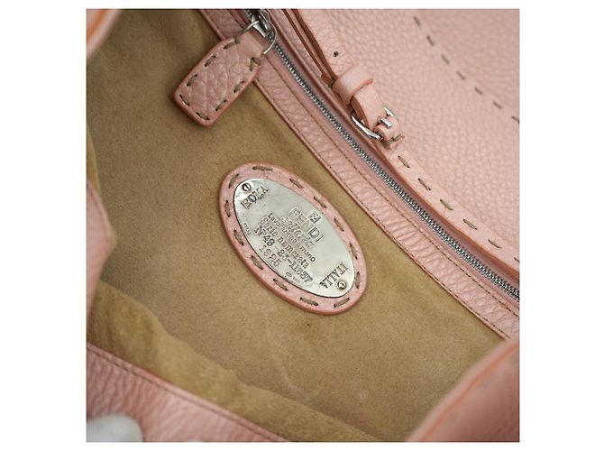 Selleria Borsa a mano in pelle Fendi Linda Rosa - vista 6