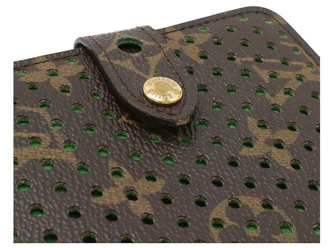 Cartera Compact Zip Louis Vuitton Verde - vista 4