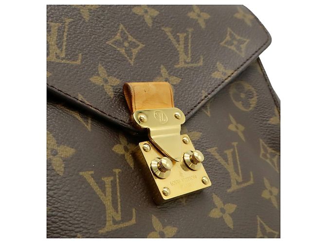 Borsa a tracolla Louis Vuitton Metis Marrone - vista 8
