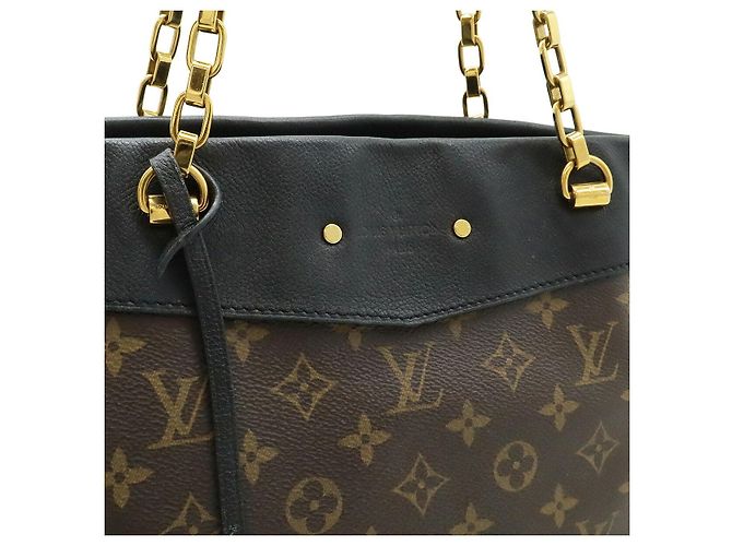 Louis Vuitton Pallas Monogram Shopper Schwarz - Ansicht 8