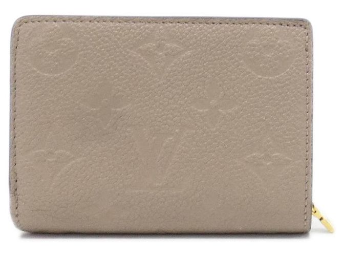 Louis Vuitton Monogram Empreinte Geldbörse Braun Beige - Ansicht 2