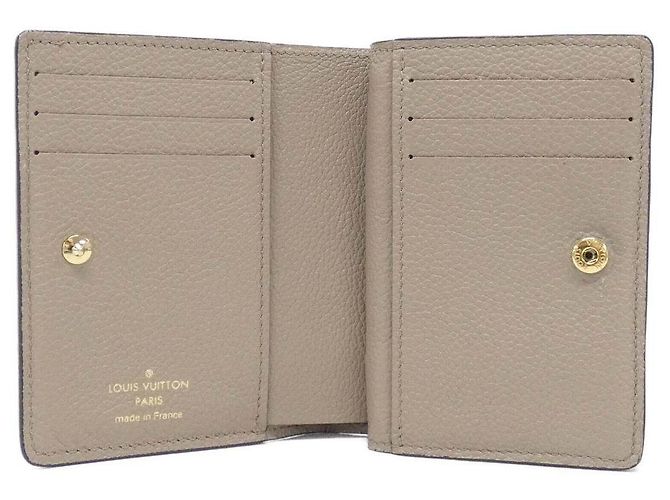Louis Vuitton Monogram Empreinte Geldbörse Braun Beige - Ansicht 6