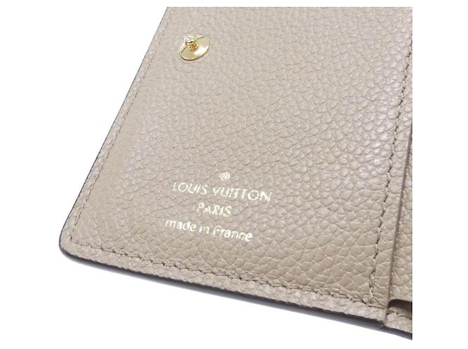 Louis Vuitton Monogram Empreinte Geldbörse Braun Beige - Ansicht 7