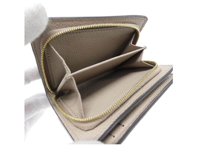 Louis Vuitton Monogram Empreinte Geldbörse Braun Beige - Ansicht 8