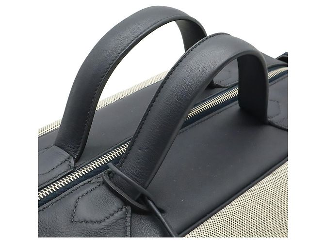 Hermès Borsa da viaggio Hermes Cavour Boston Blu - vista 5