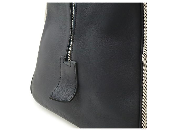Hermès Borsa da viaggio Hermes Cavour Boston Blu - vista 8