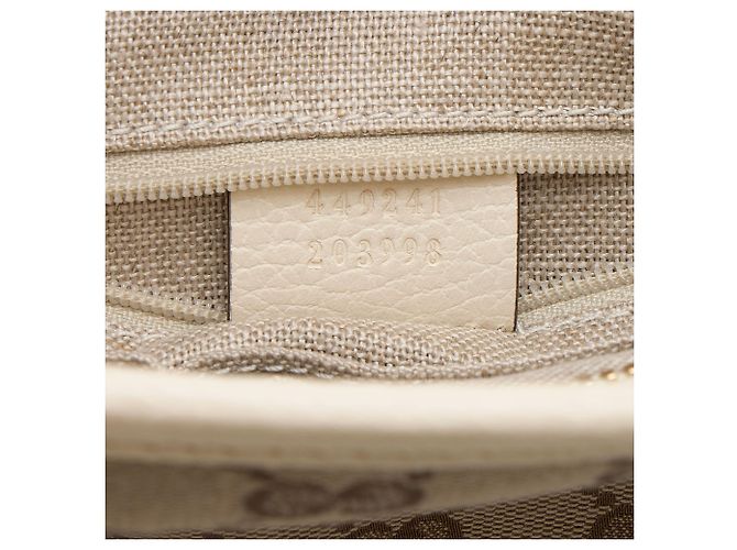 Borsa Tote Gucci GG Canvas Bree Small Marrone Beige - vista 6