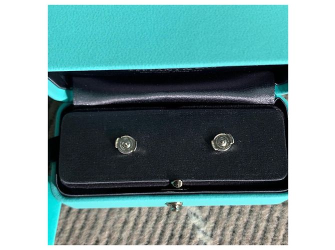 Orecchini a lobo cuore in platino Tiffany & Co. Argento - vista 2
