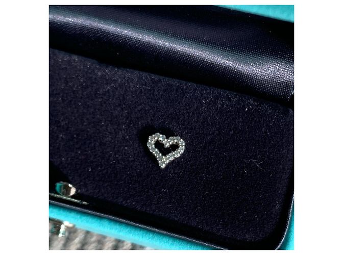 Orecchini a lobo cuore in platino Tiffany & Co. Argento - vista 6
