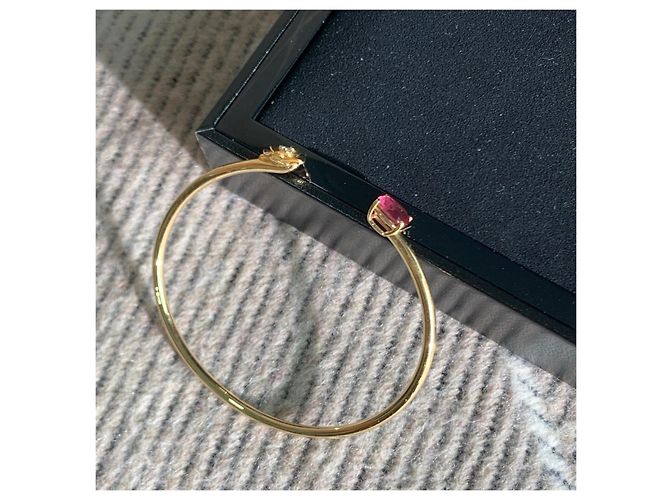 Bracciale Piaget Possession Oro Rosa Tormalina Diamanti D'oro - vista 4