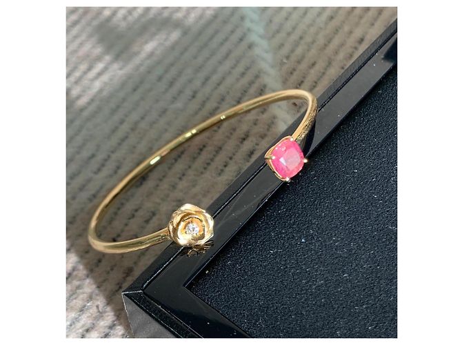 Bracciale Piaget Possession Oro Rosa Tormalina Diamanti D'oro - vista 5