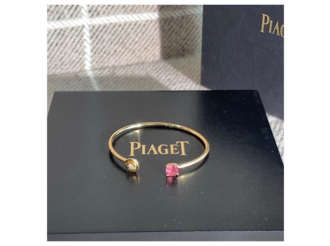 Bracciale Piaget Possession Oro Rosa Tormalina Diamanti D'oro - vista 7