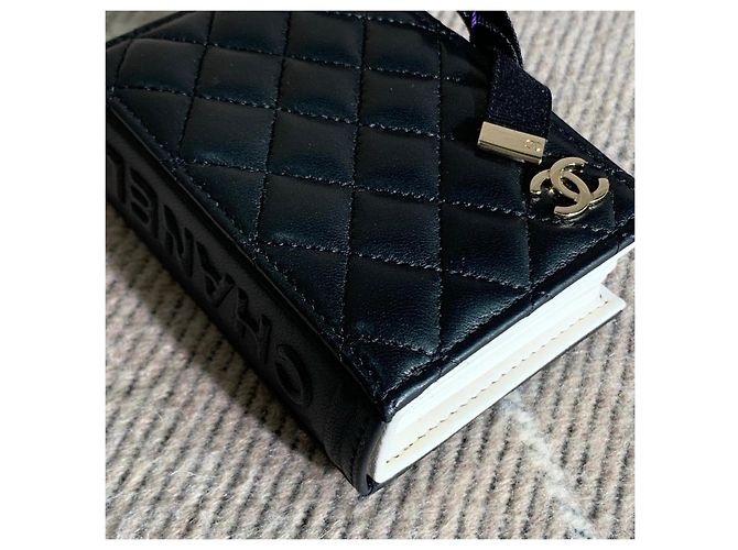 Chanel Classic gestepptes Kartenetui aus Lammleder Schwarz - Ansicht 4
