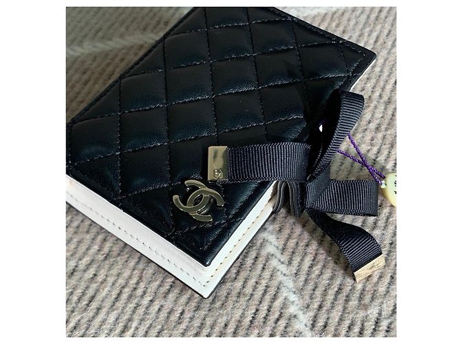 Chanel Classic gestepptes Kartenetui aus Lammleder Schwarz - Ansicht 5