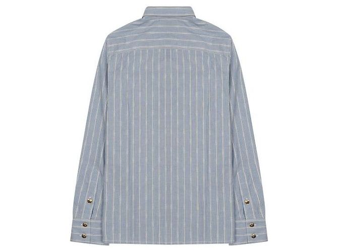 Camicia Céline REPORTER Blu - vista 4