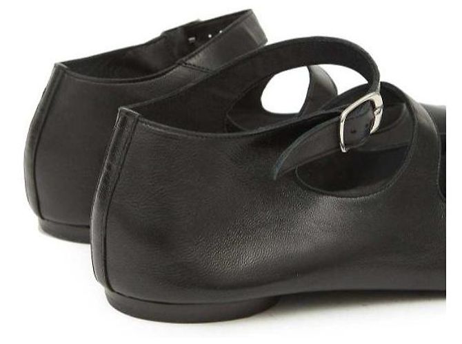 Maison Martin Margiela Ballerine Tabi in pelle Nero - vista 6