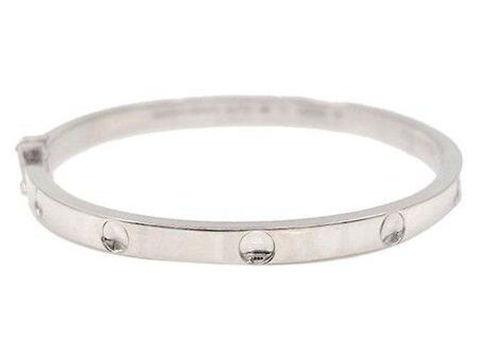 Bracciale Louis Vuitton Empreinte Oro Bianco - vista 2