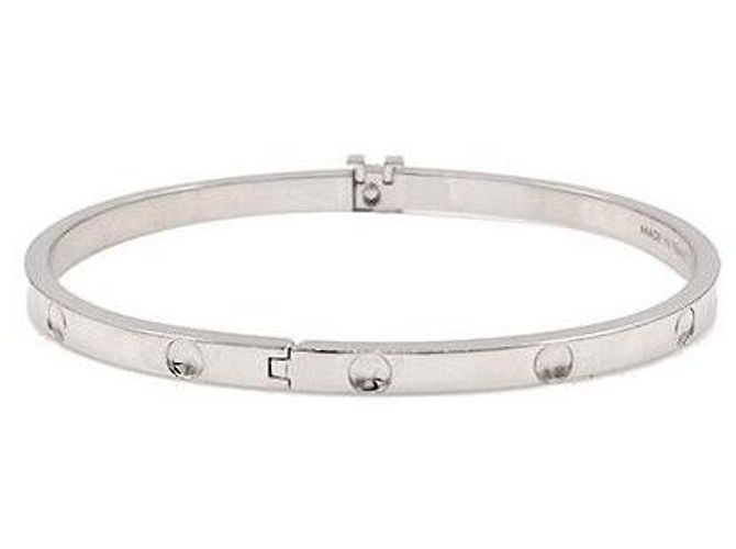Bracciale Louis Vuitton Empreinte Oro Bianco - vista 4