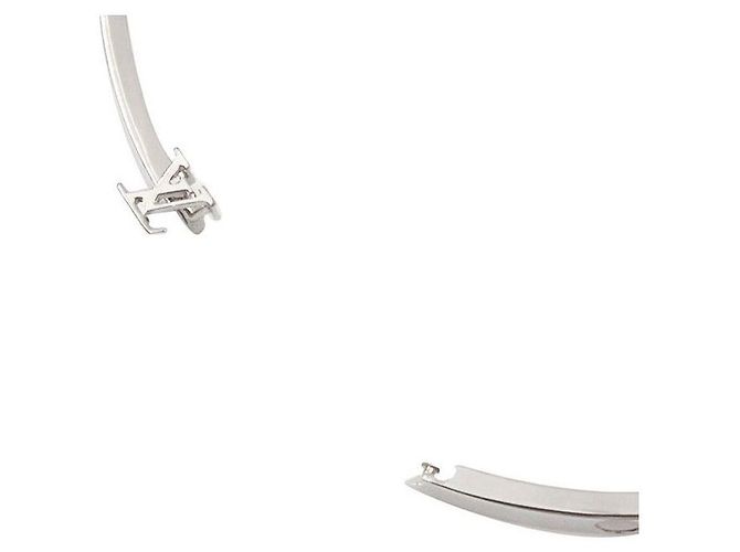 Bracciale Louis Vuitton Empreinte Oro Bianco - vista 5