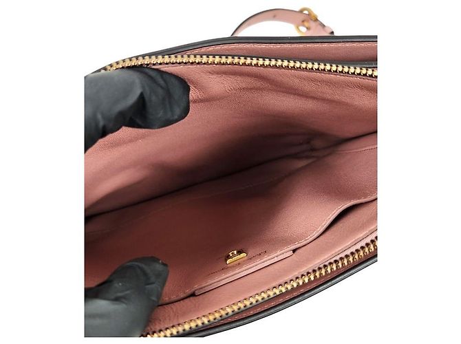 Salvatore Ferragamo Borsa a tracolla Gancini rosa - vista 13