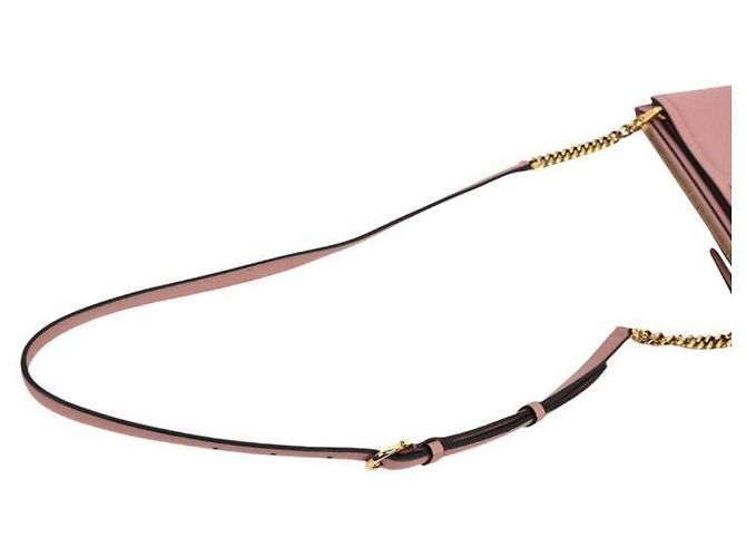 Salvatore Ferragamo Borsa a tracolla Gancini rosa - vista 5