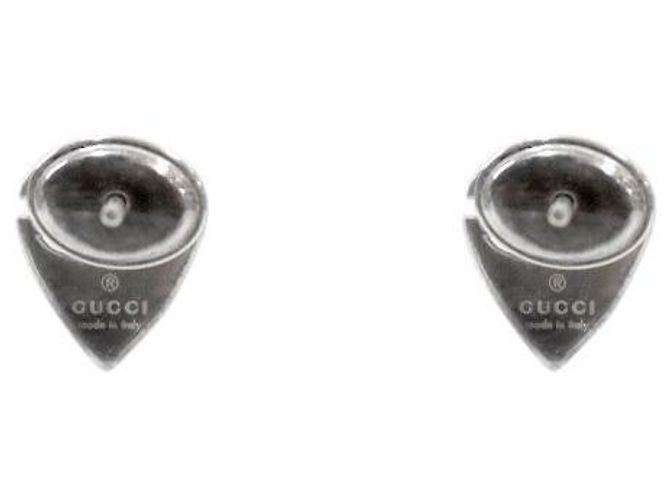 Gucci Orecchini a cuore in argento - vista 3