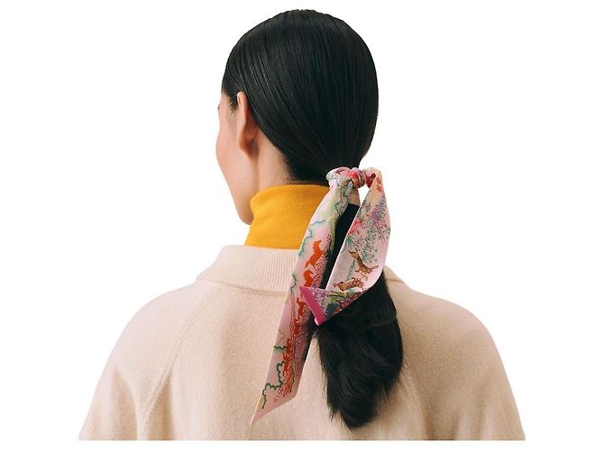 Hermès Twilly Rewilding Nature Rose - vue 4