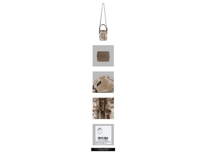 Fendi Mini Borsa Secchiello Montreaux Canvas Multi-Color APKE Multicolore - vista 2