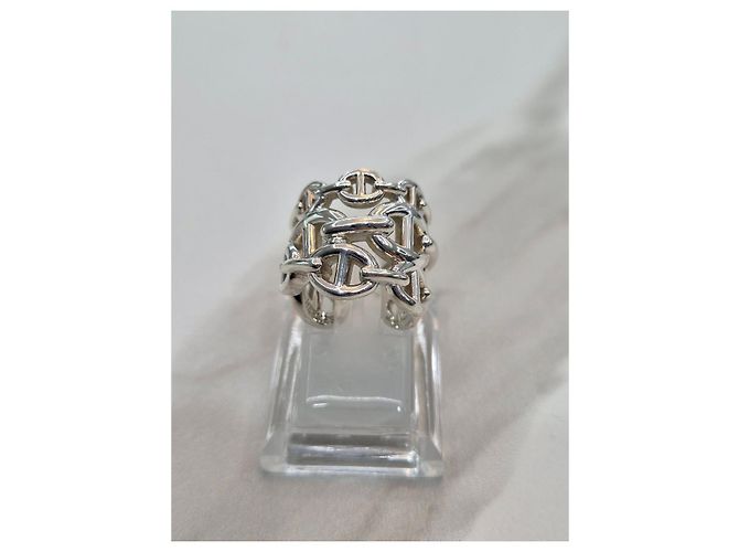 Hermès Enchainement Ring Silber Large Size - Ansicht 10