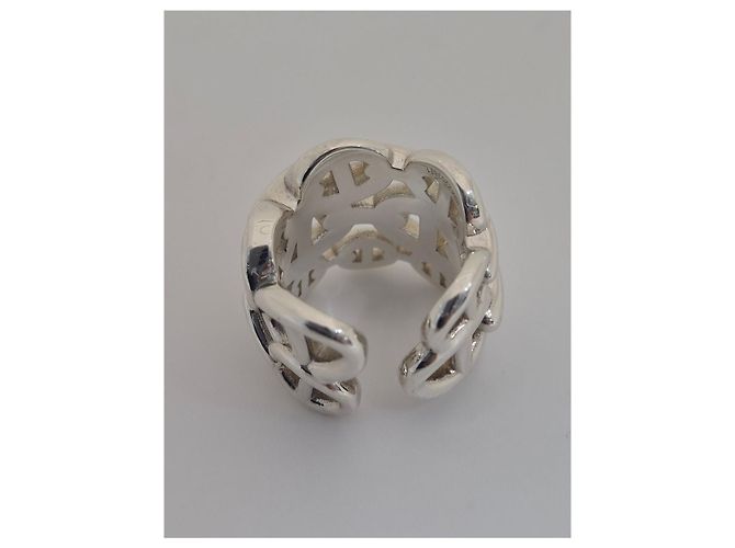 Hermès Enchainement Ring Silber Large Size - Ansicht 16