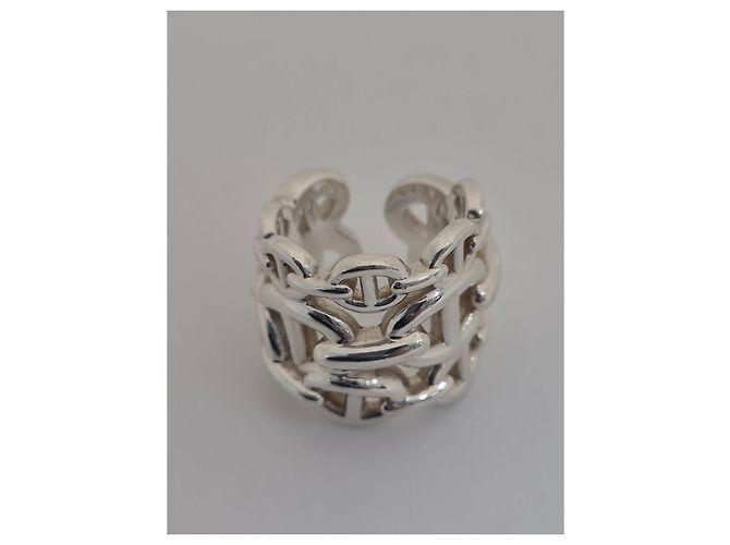 Hermès Enchainement Ring Silber Large Size - Ansicht 17