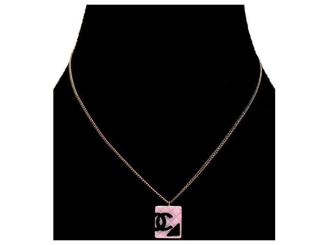 Chanel Collana Camelia Rosa - vista 5