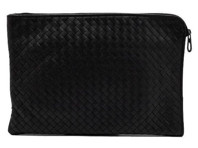 Bottega Veneta Pochette da uomo Intrecciato marrone - vista 4