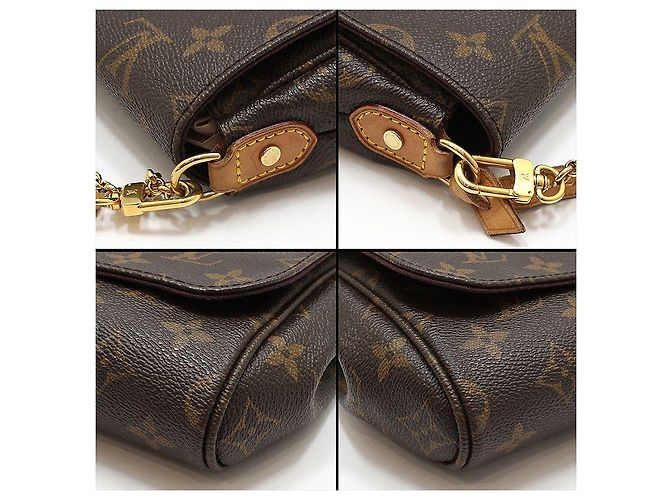 Louis Vuitton Borsa a tracolla e spalla Monogram Favorite MM Marrone - vista 10