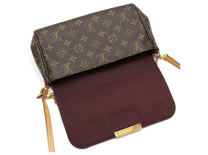 Louis Vuitton Borsa a tracolla e spalla Monogram Favorite MM Marrone - vista 6