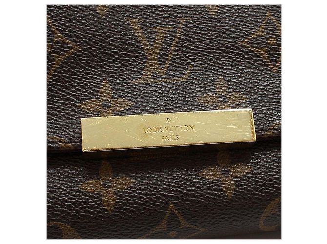 Louis Vuitton Borsa a tracolla e spalla Monogram Favorite MM Marrone - vista 8