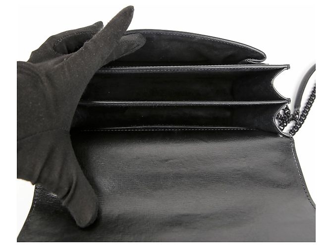 Saint Laurent Medium Sunset Schultertasche Monogram Schwarz - Ansicht 10