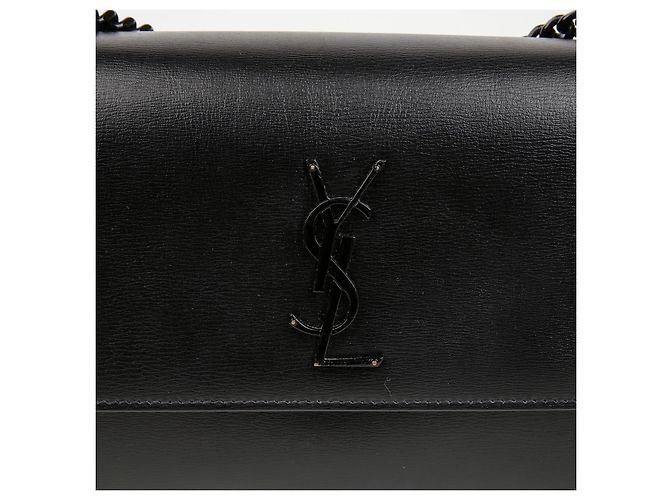 Saint Laurent Medium Sunset Schultertasche Monogram Schwarz - Ansicht 3