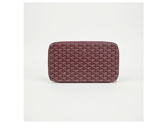 Goyard Pouch porta documenti con zip Opera Burgundy Rosso - vista 4