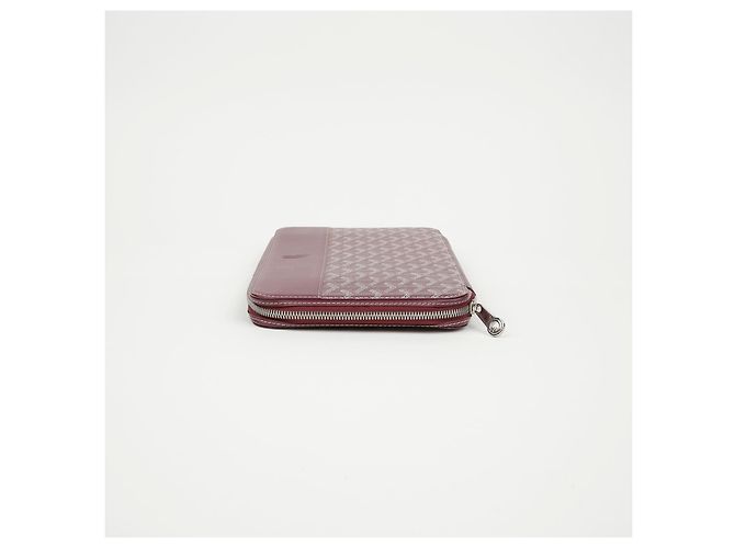 Goyard Pouch porta documenti con zip Opera Burgundy Rosso - vista 5