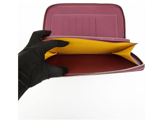 Goyard Pouch porta documenti con zip Opera Burgundy Rosso - vista 9