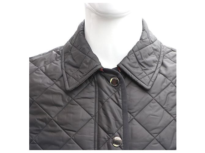 Burberry Steppjacke mit Rautenmuster Schwarz - Ansicht 2