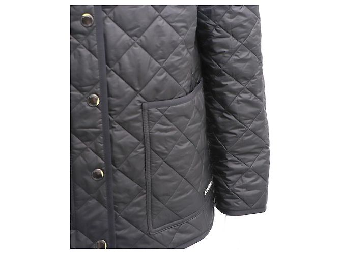 Burberry Steppjacke mit Rautenmuster Schwarz - Ansicht 4