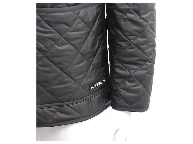Burberry Steppjacke mit Rautenmuster Schwarz - Ansicht 5