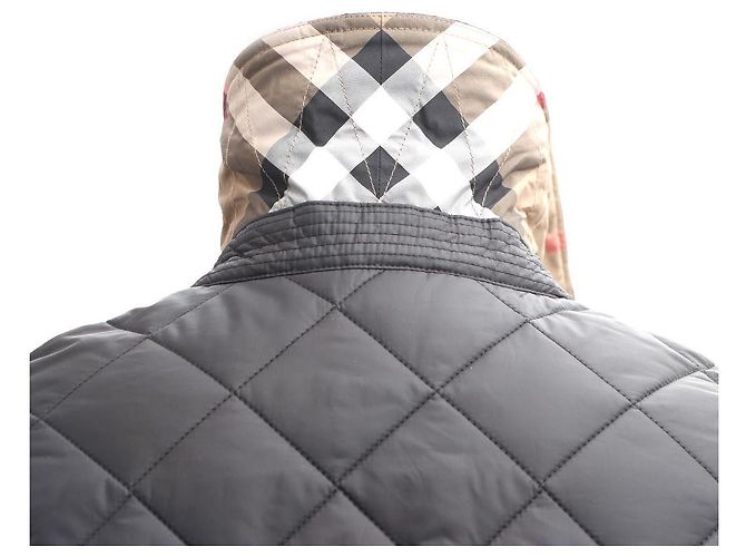 Burberry Steppjacke mit Rautenmuster Schwarz - Ansicht 7