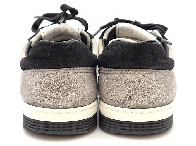 Chanel Sneakers Lettering Gray Black Marrone - vista 12
