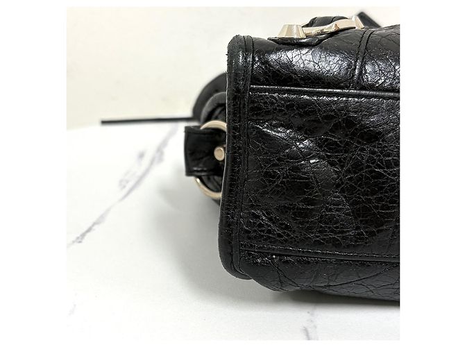 Balenciaga Classic Mini City Motorbag Black Nero - vista 13