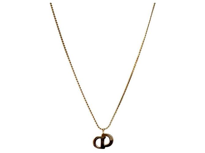 Dior Collier CD Gold Noir Doré - vue 2